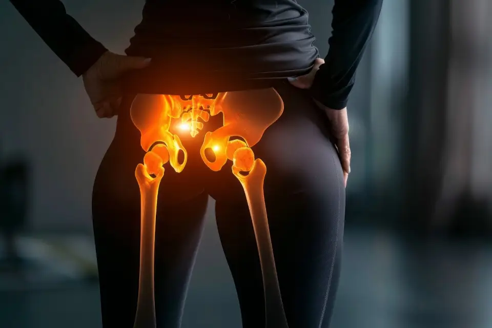 back pain red spine skeleton woman exercise workout fitness outdoors with injury inflammation bone hurt female athlete with ache body tension due cintura pelvica training wellness 2 1